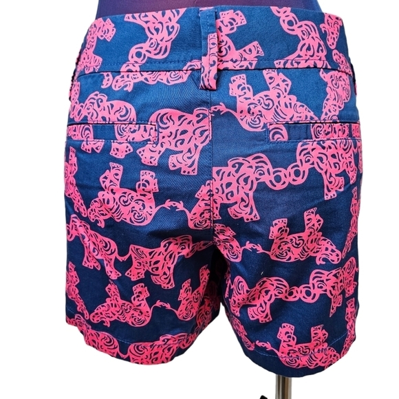 Lilly Pulitzer Callihan Short Colorful Bollywood Elephant Shorts Size 4 Women's - Picture 6 of 11
